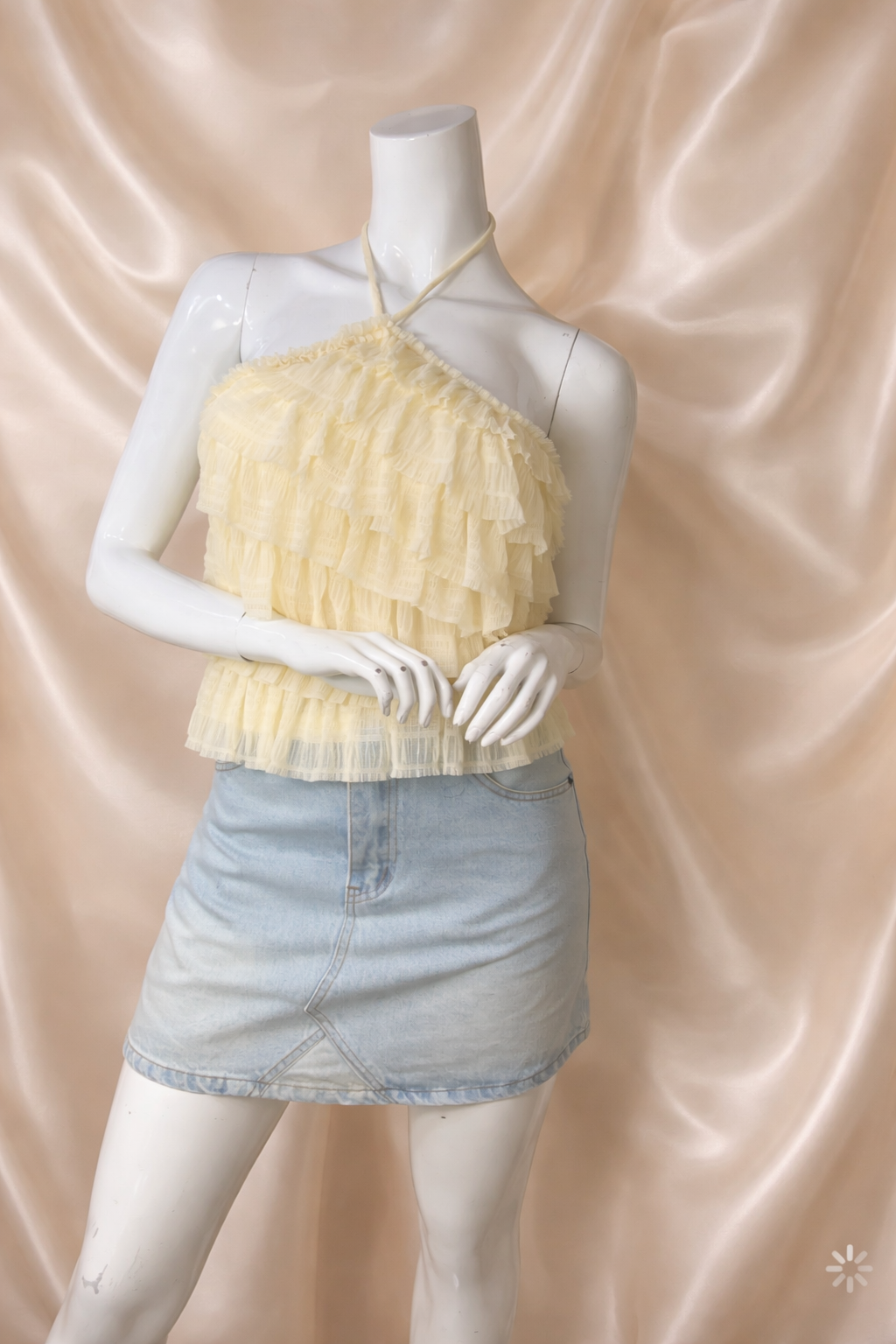 Denim skirt