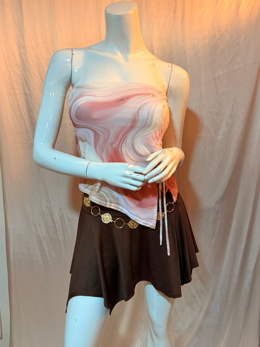 Pink tube top