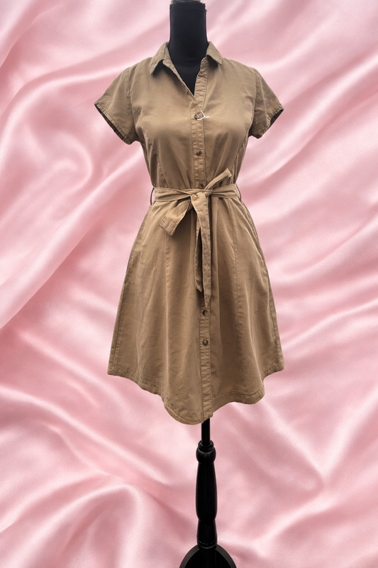 Olive green dress