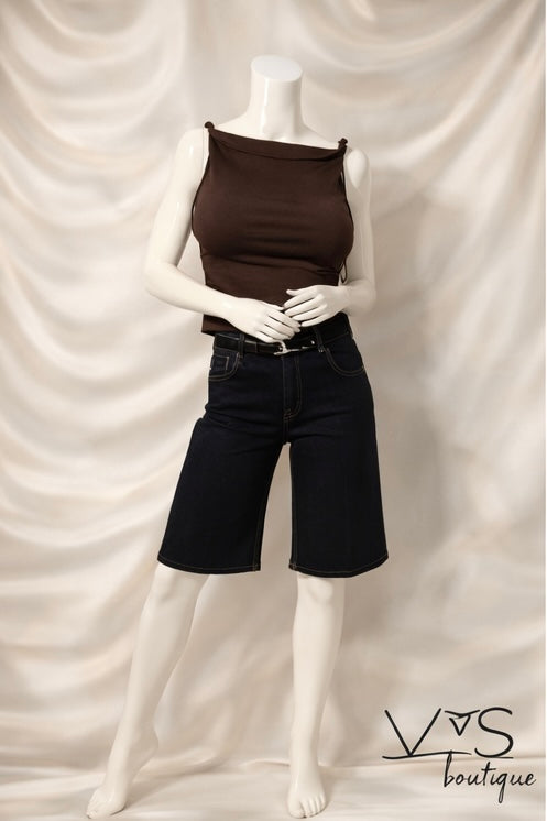 brown top
