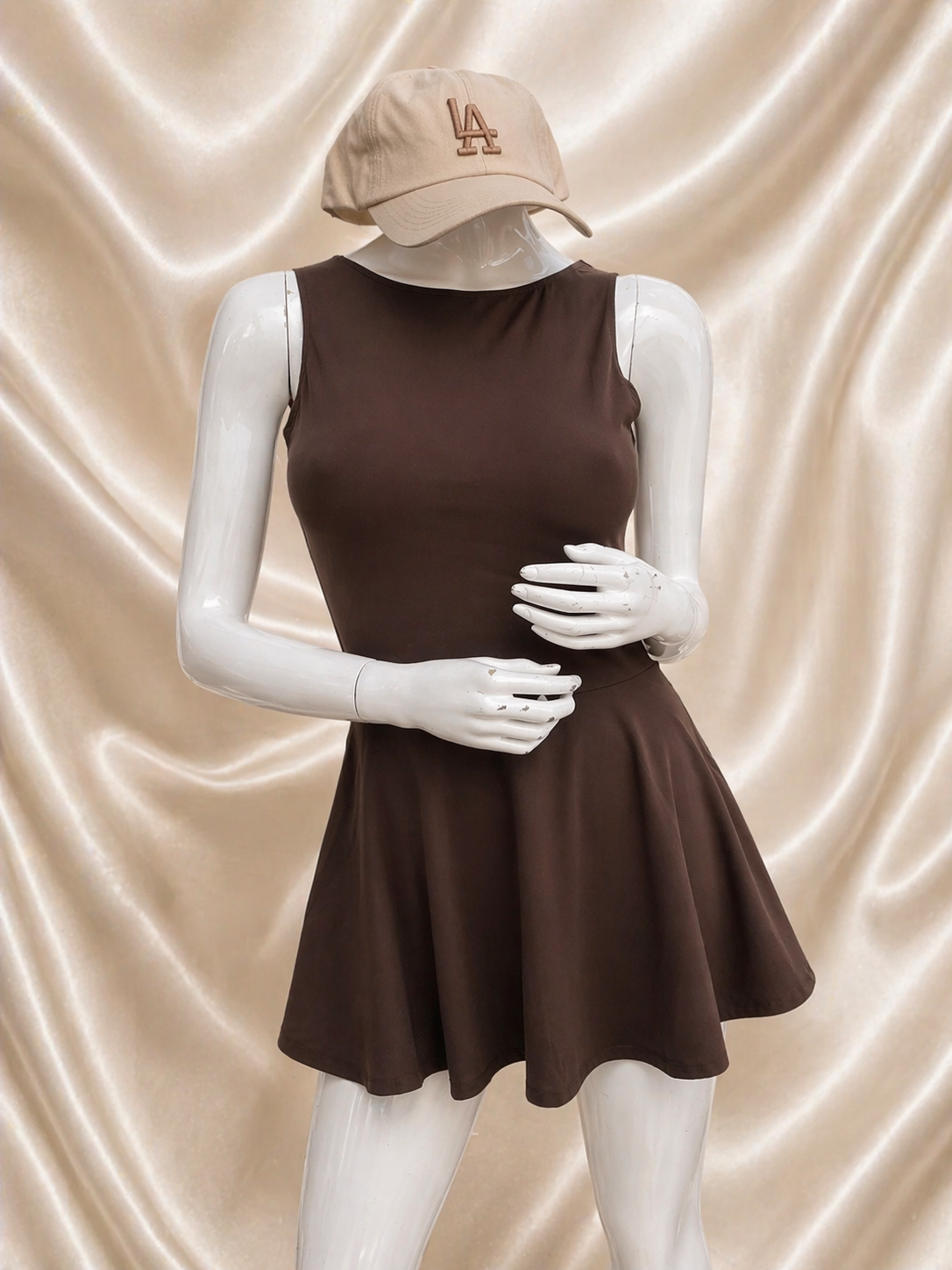 Workout dress w shorts under