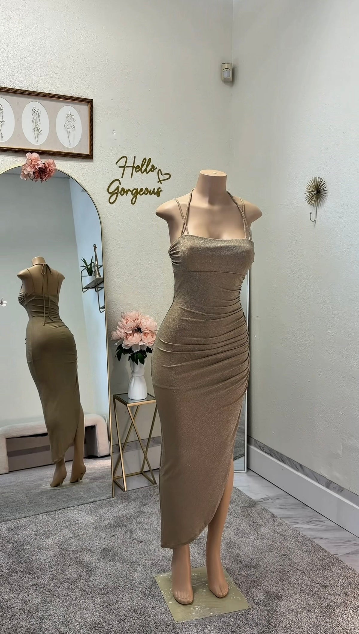 Gold Dress