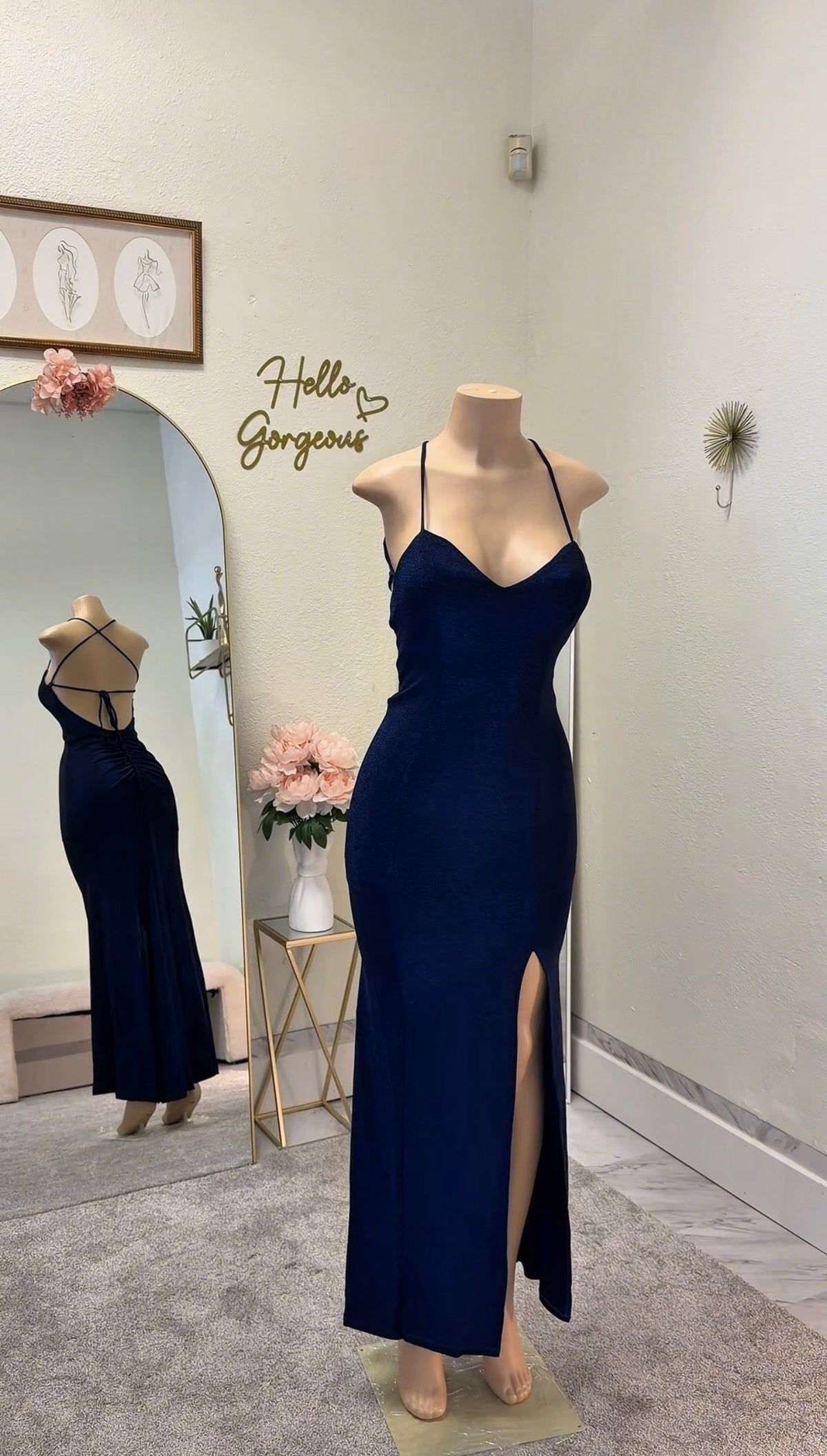 Navy Blue Dress