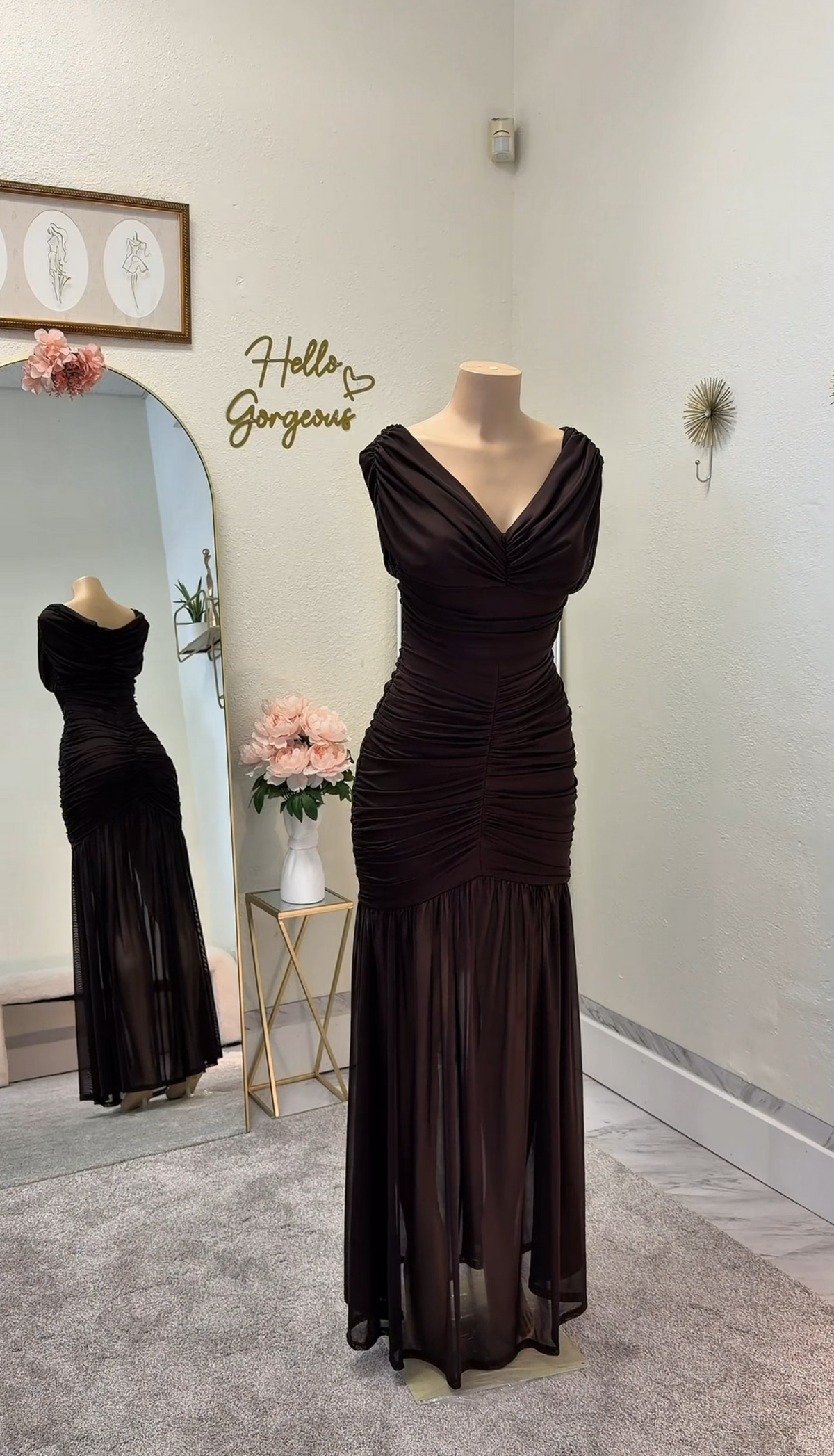 Brown Dress